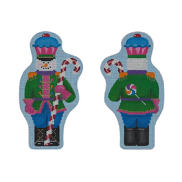 Candy Cane Snowman Sentry
