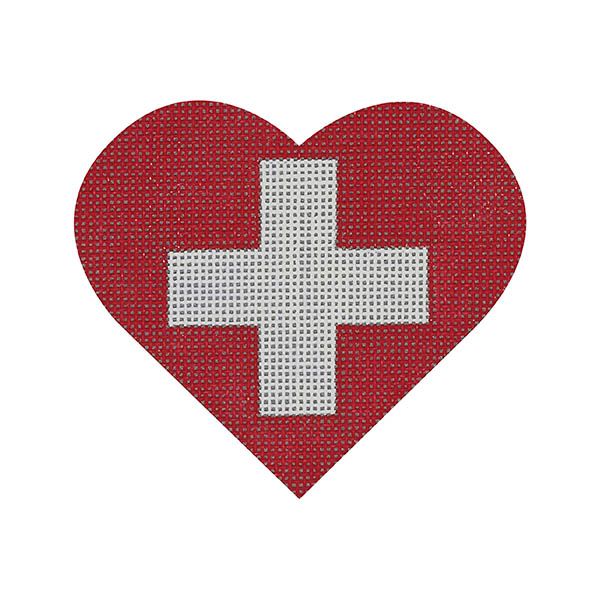 Swiss Flag Heart