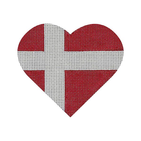 Denmark Flag Heart