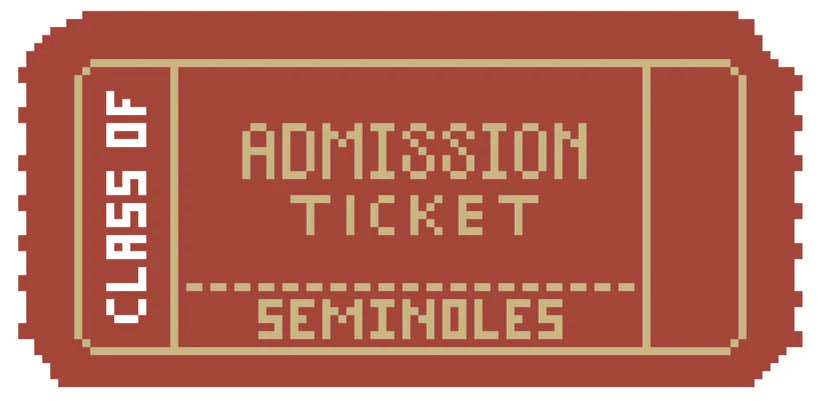 FSU Admission Ticket - The Flying Needles