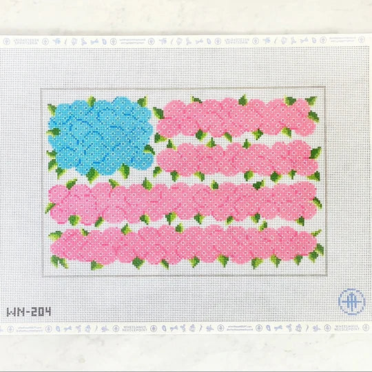 Red, White and Bloom Flag