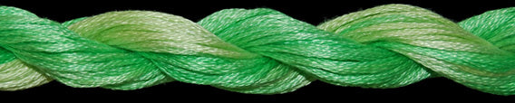 Threadworx Overdyed Floss #10461 Lime Twist - The Flying Needles
