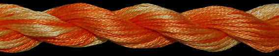 Threadworx Overdyed Floss #10721 Orange Swirl - The Flying Needles