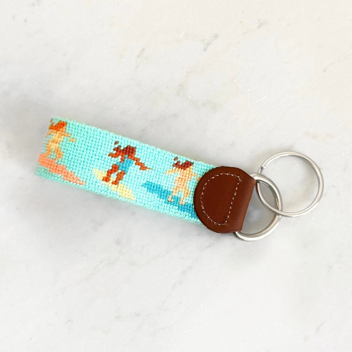 Surfer Chick Key Fob - The Flying Needles