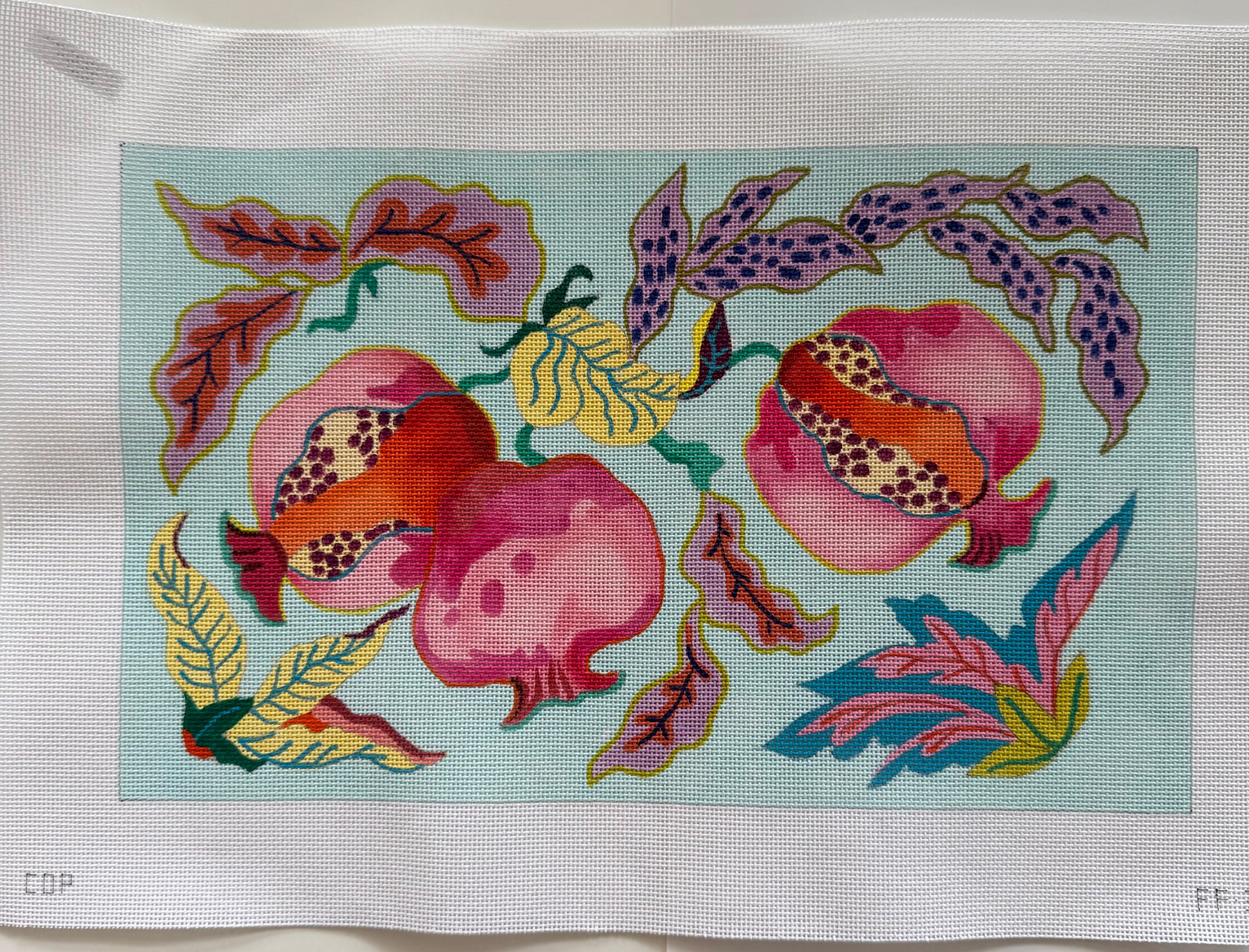 Whimsical Pomegranates - The Flying Needles