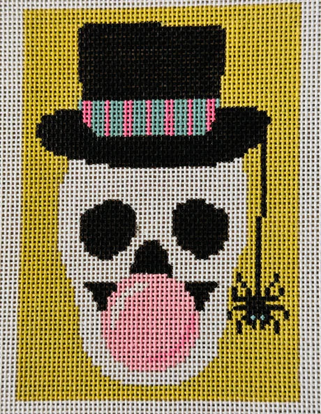 Bubble Gum Skull - Green - The Flying Needles