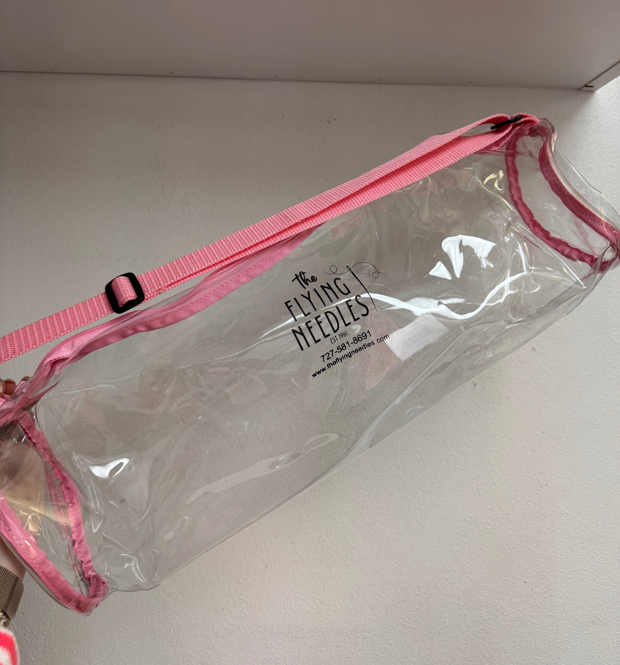 Large Clear Tubular Bag - The Flying Needles