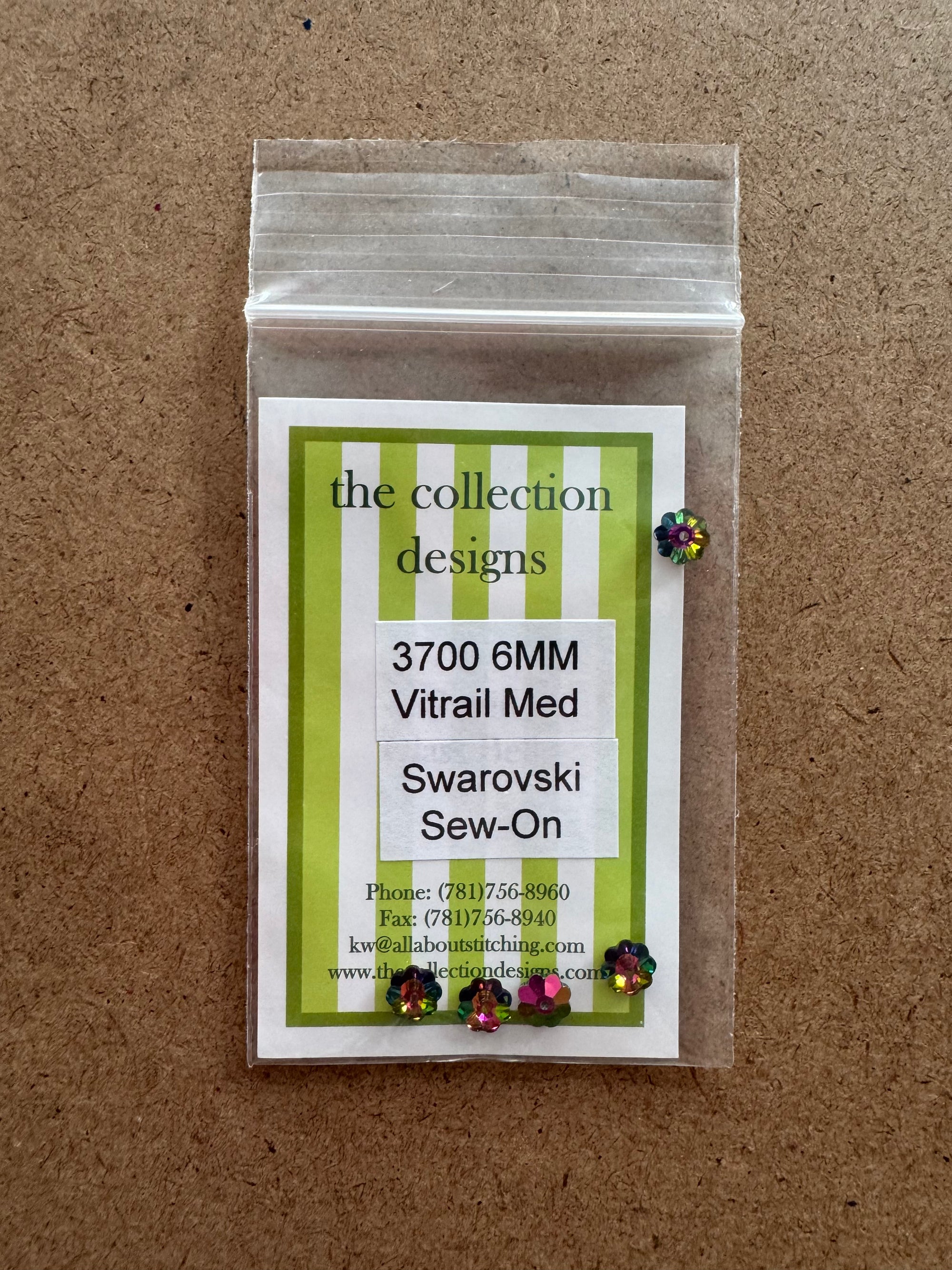 3700 6MM Swarovski Sew-Ons - The Flying Needles