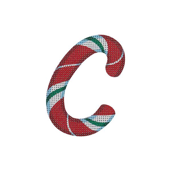 Candy Cane Letter C