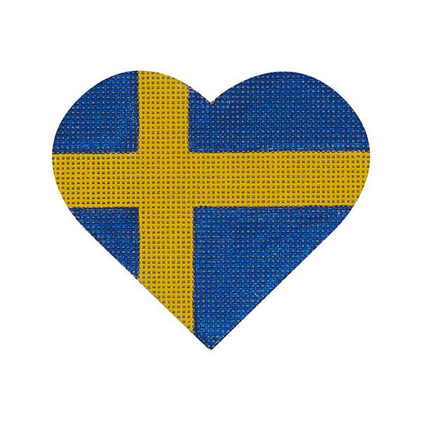 Swedish Flag Heart