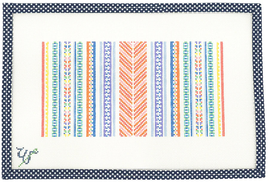 Guayabera Clutch - Bright Colors - The Flying Needles