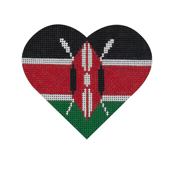 Tanzanian Flag Heart