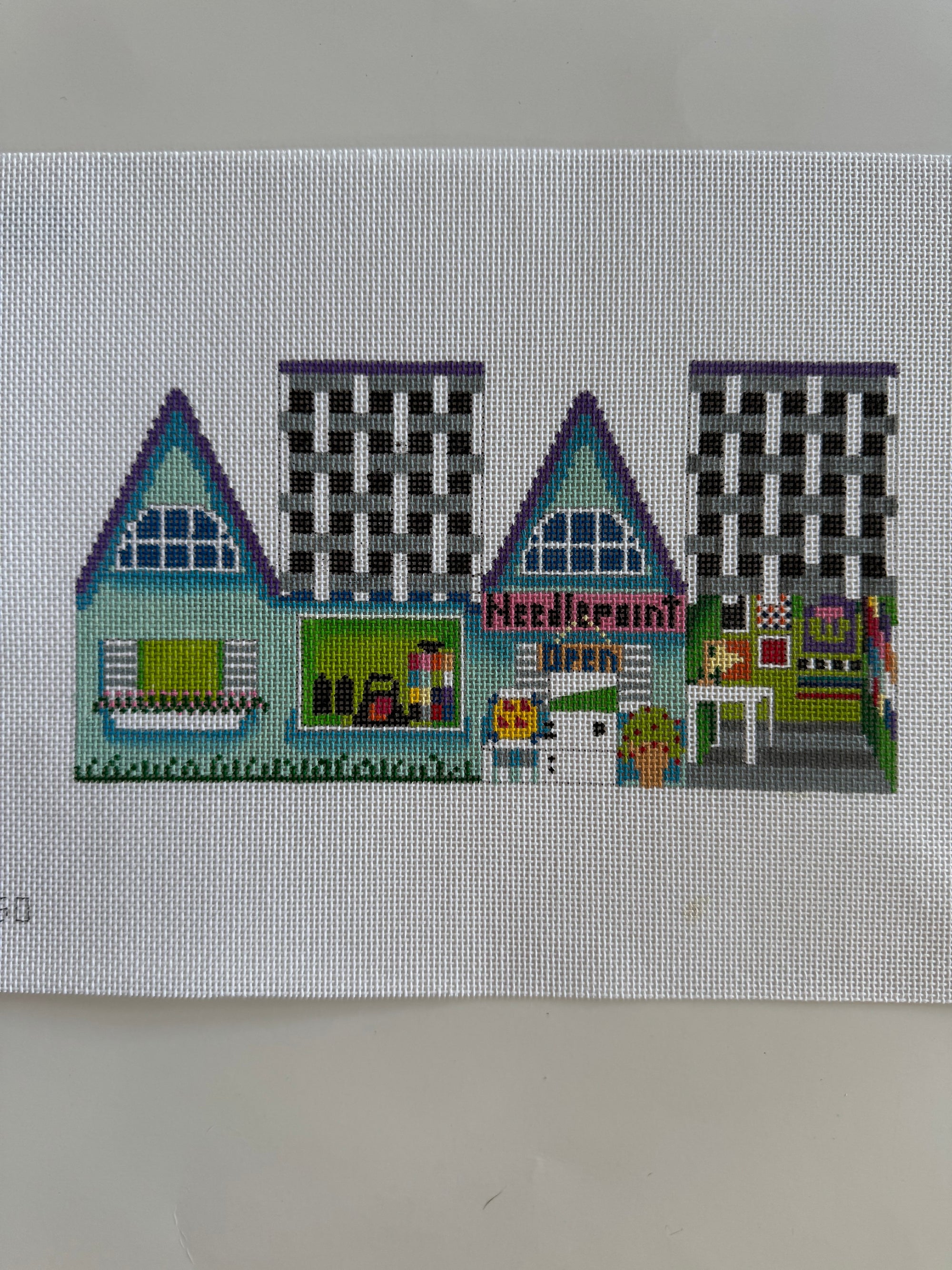3D Needlepoint Shop Cottage - The Flying Needles