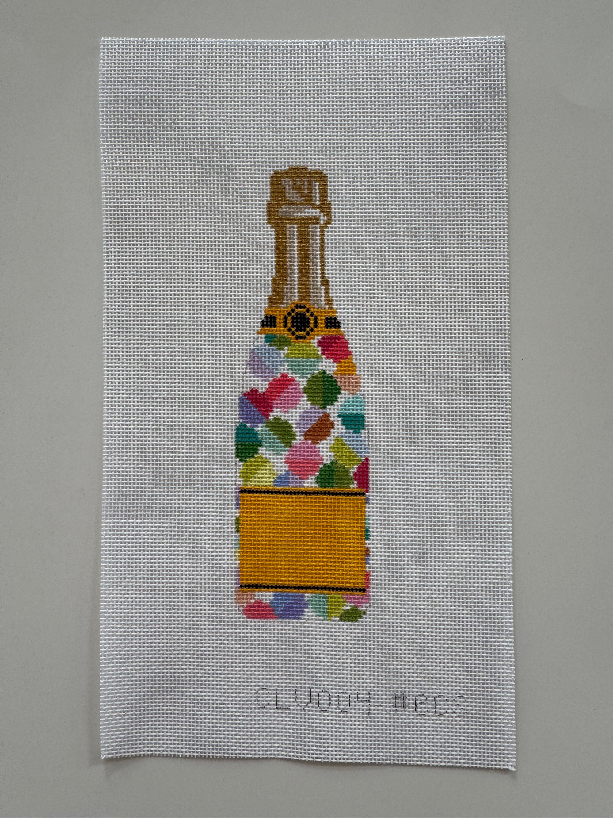 ECS Colorful Dots Veuve Bottle - The Flying Needles