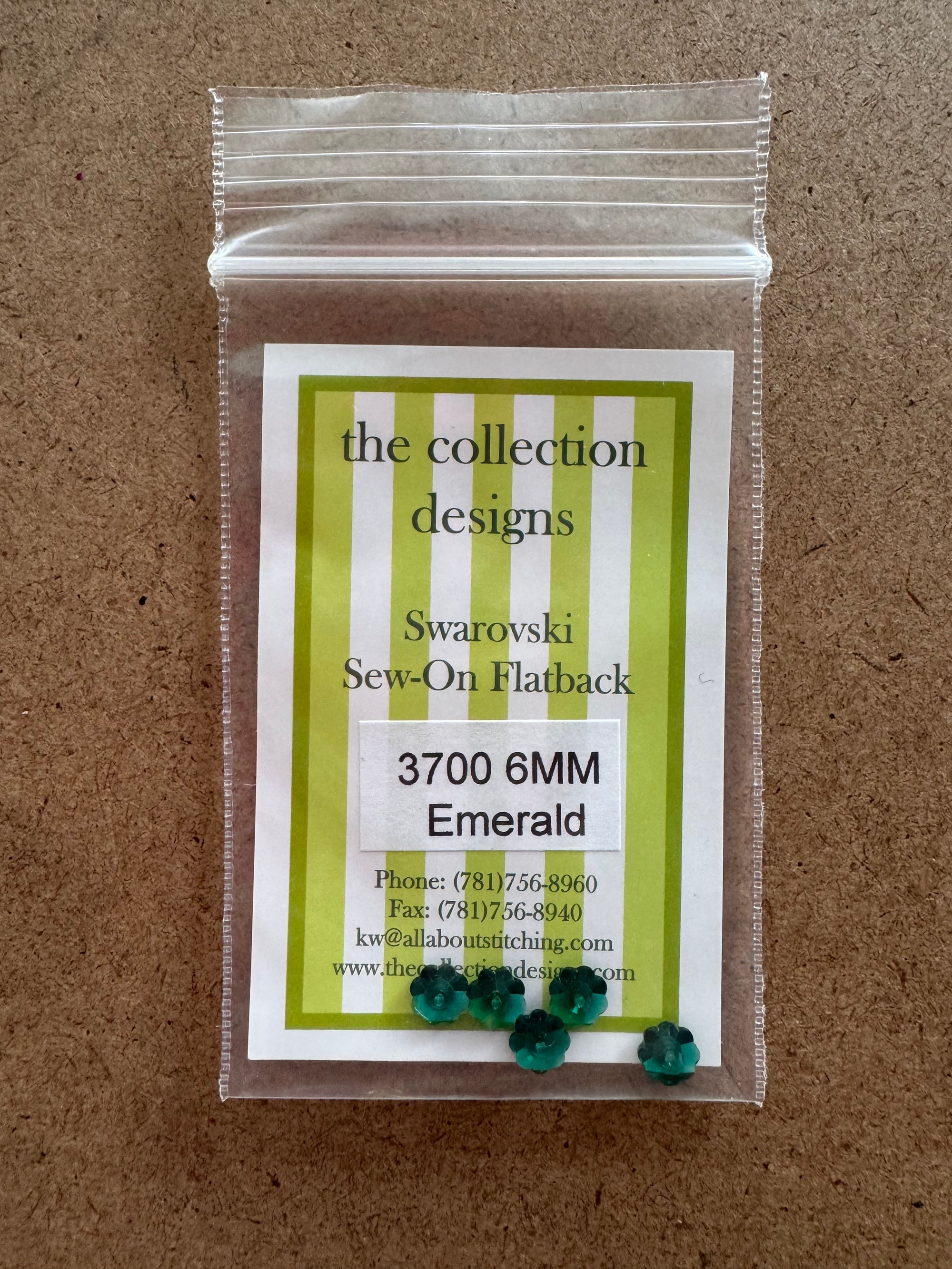 3700 6MM Swarovski Sew-Ons - The Flying Needles