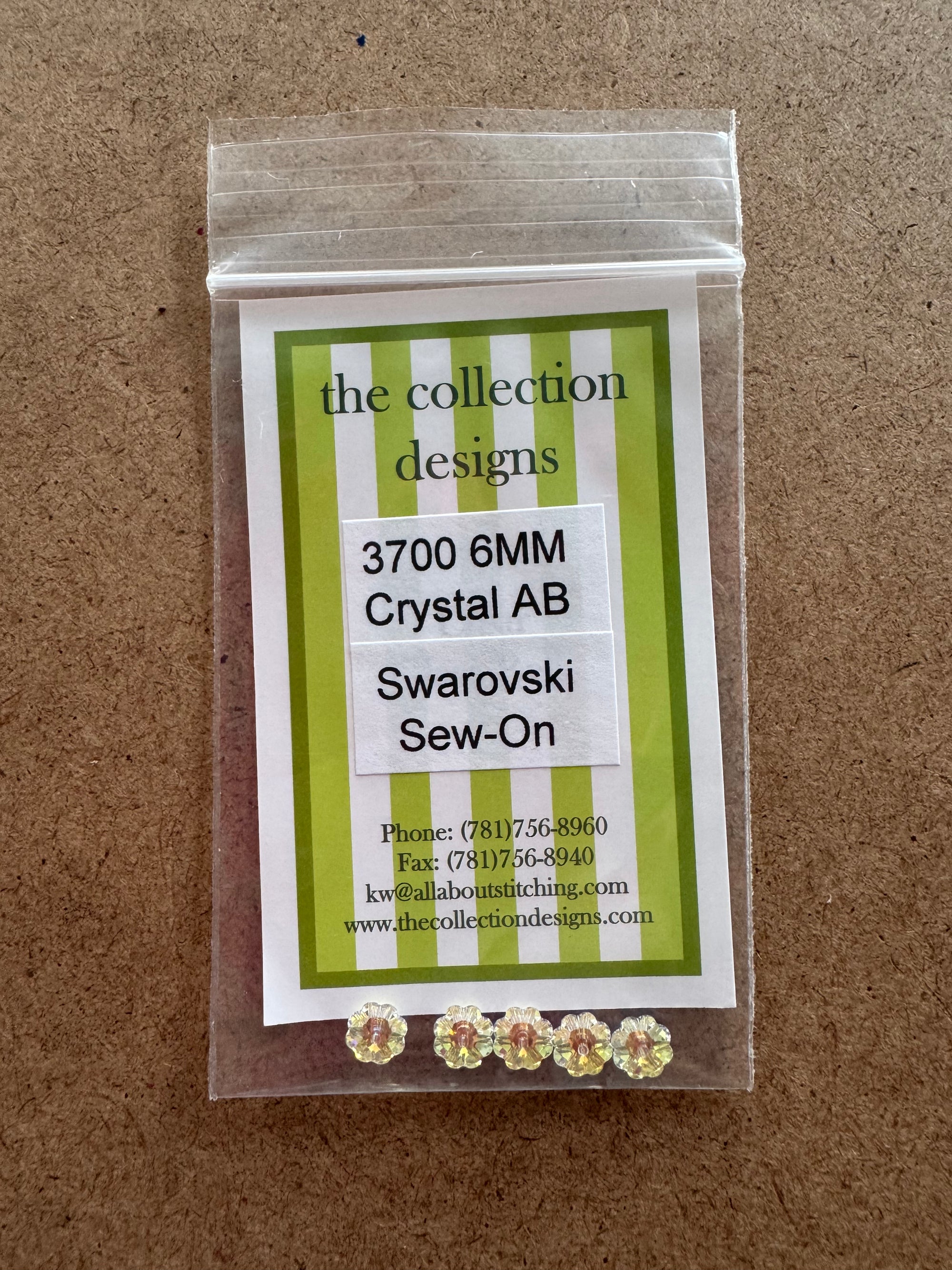 3700 6MM Swarovski Sew-Ons - The Flying Needles