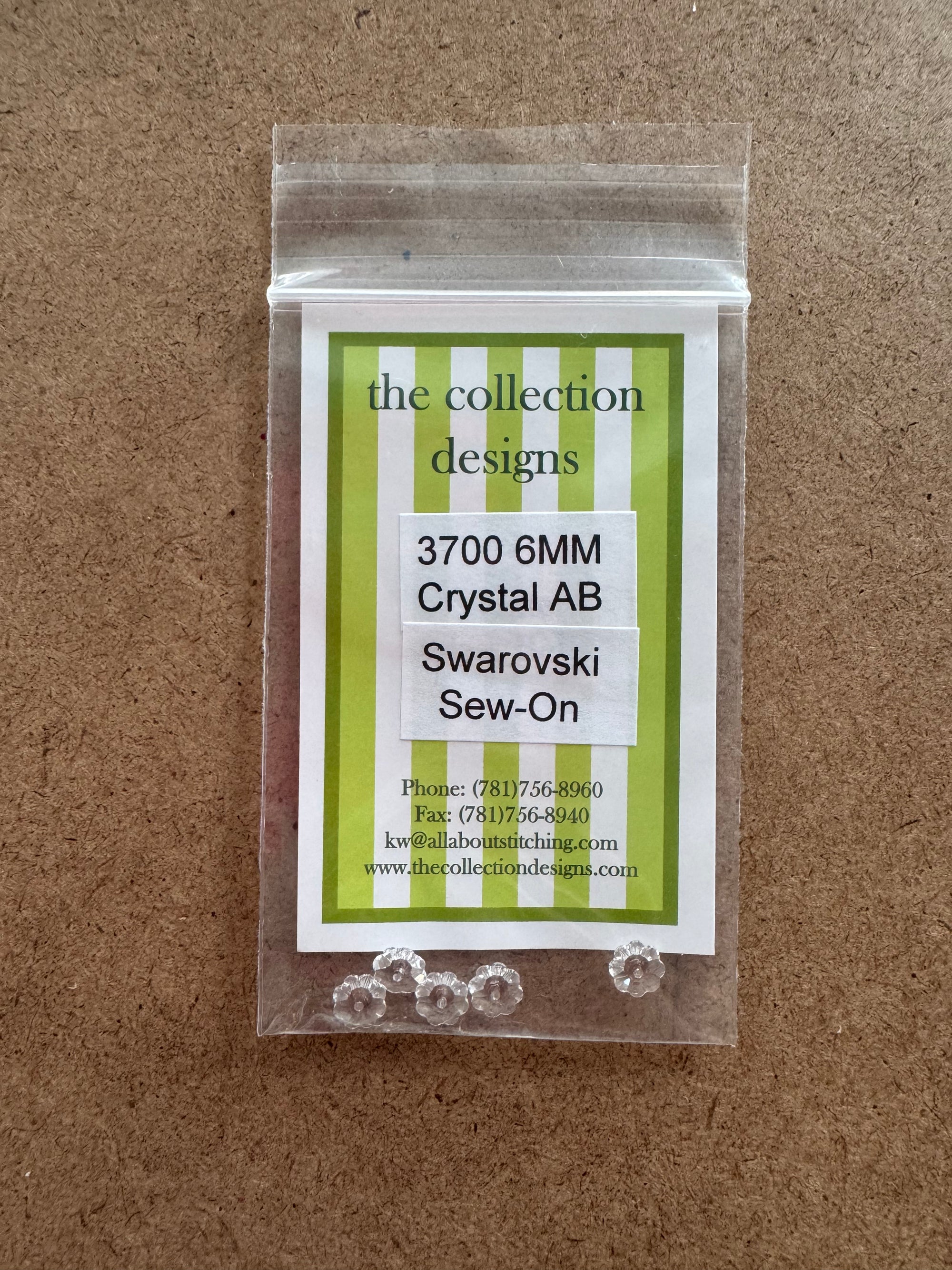 3700 6MM Swarovski Sew-Ons - The Flying Needles