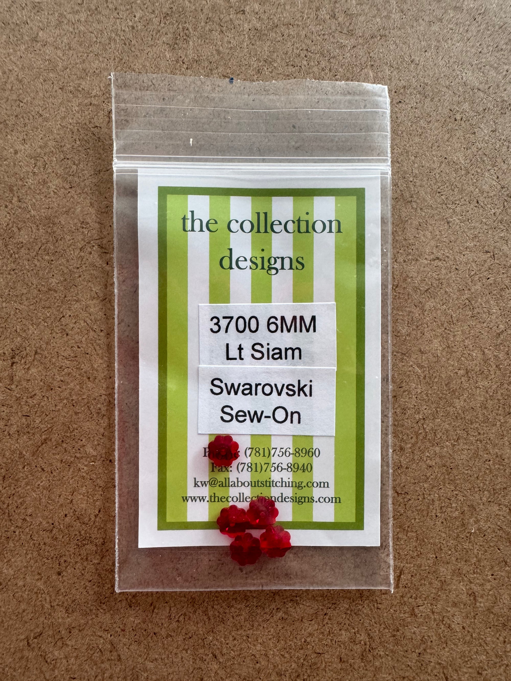 3700 6MM Swarovski Sew-Ons - The Flying Needles