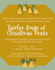 DEPOSIT - 12 Days of Christmas Pears Club - The Flying Needles