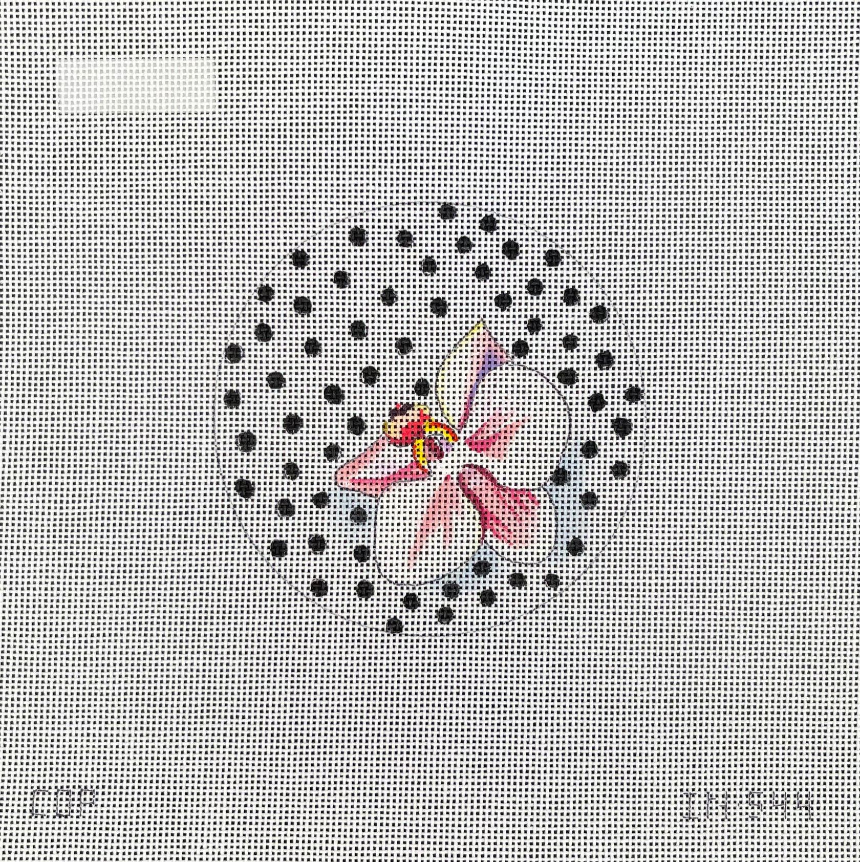 orchid w polka dots - The Flying Needles