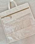 Luxe Fabric Project Bag with Tassel - The Flying Needles