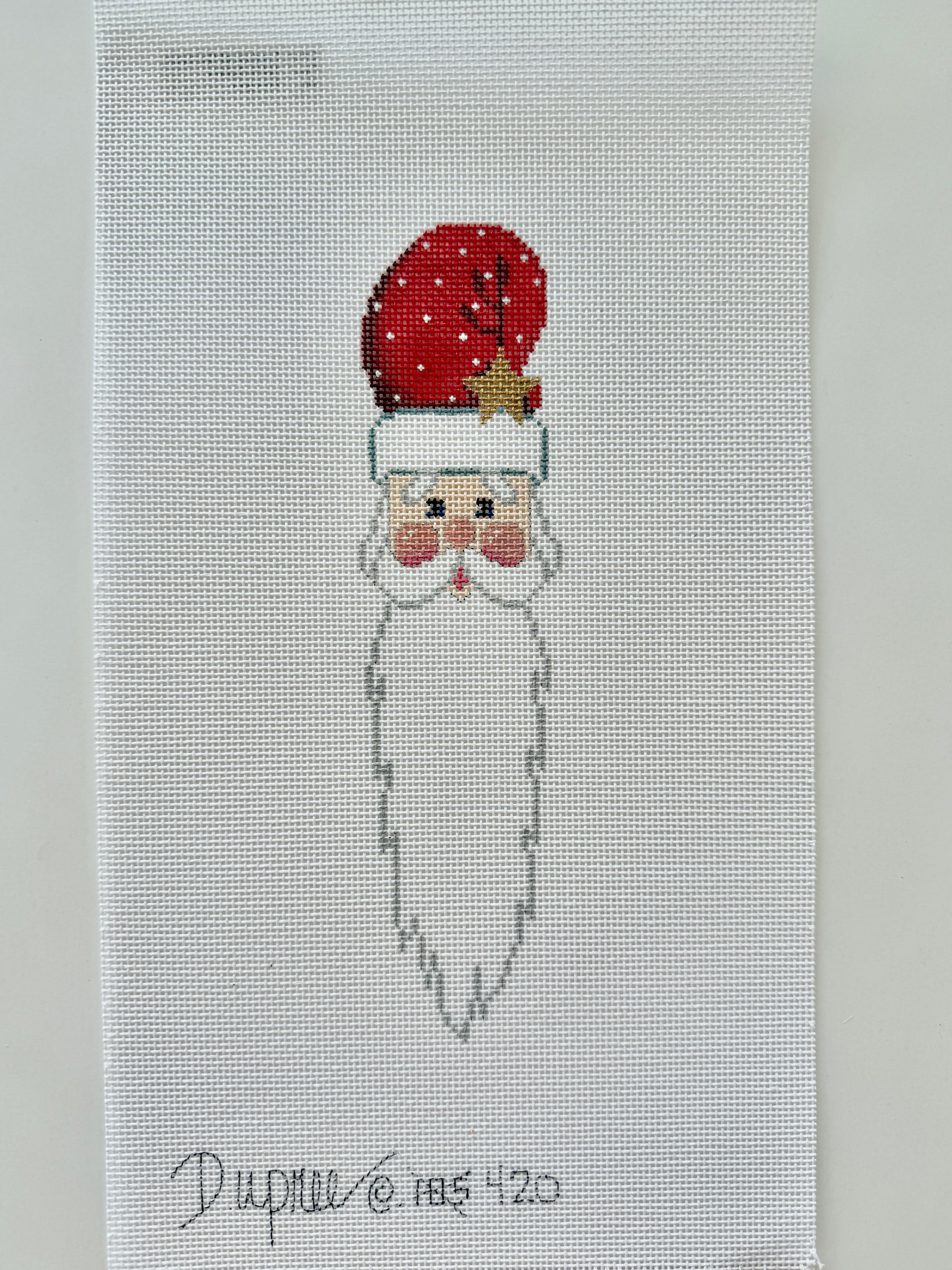 Long Santa Face with Red hat & Star - The Flying Needles