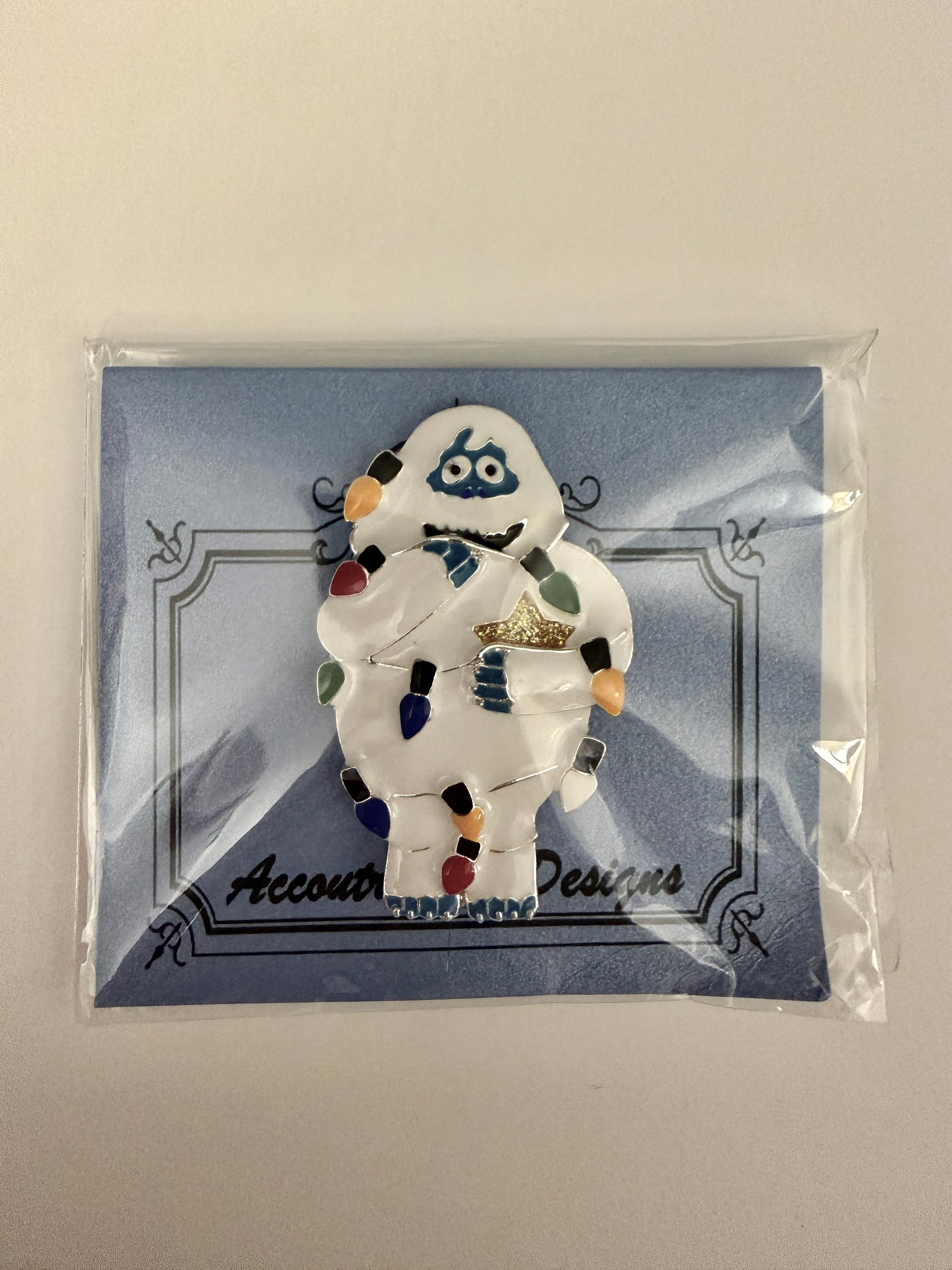 Abominable Snowman in Lights Needleminder - The Flying Needles