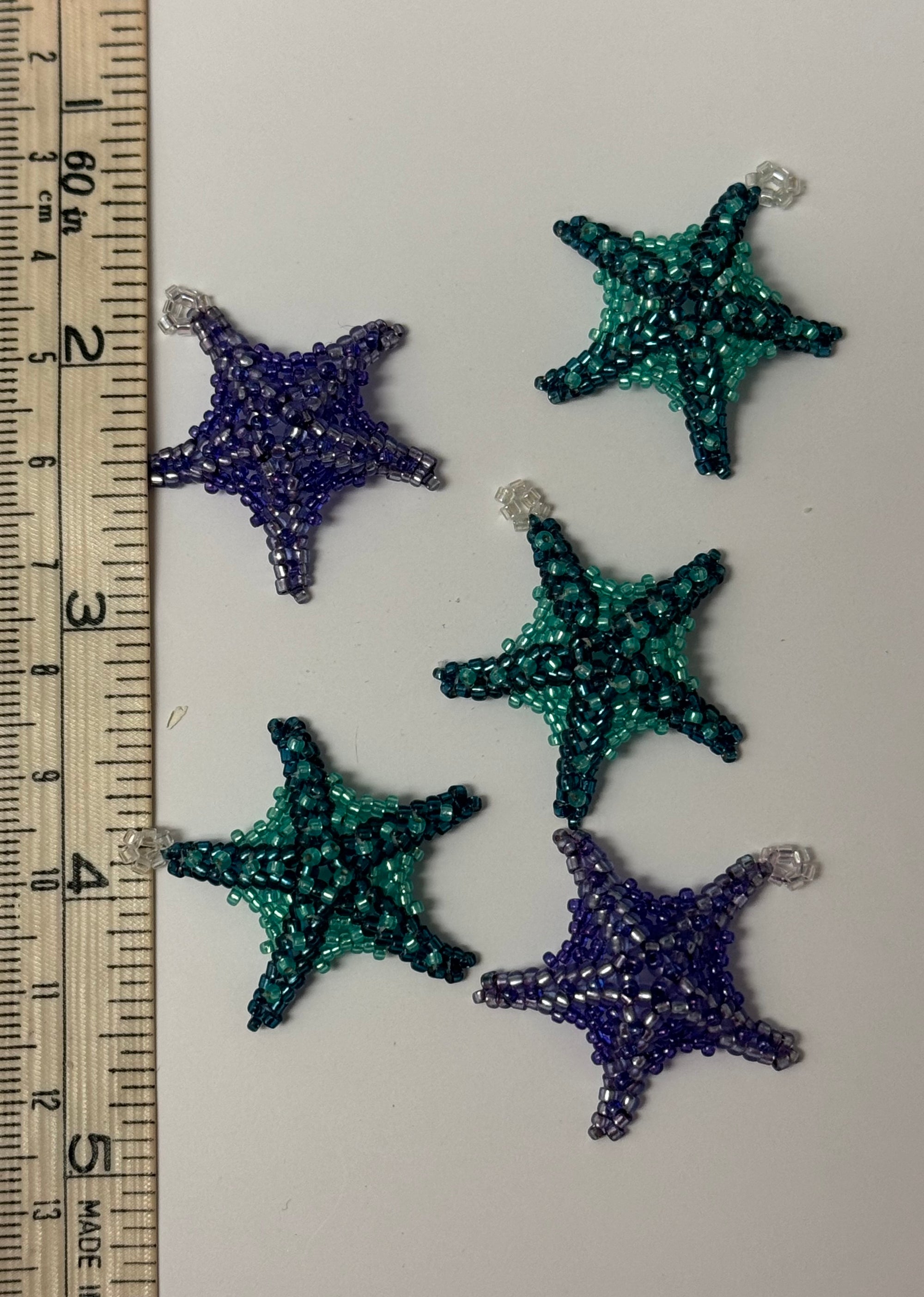 Beaded Starfish embellishments - The Flying Needles