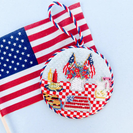 Picnic Table with Stitch Guide - The Flying Needles