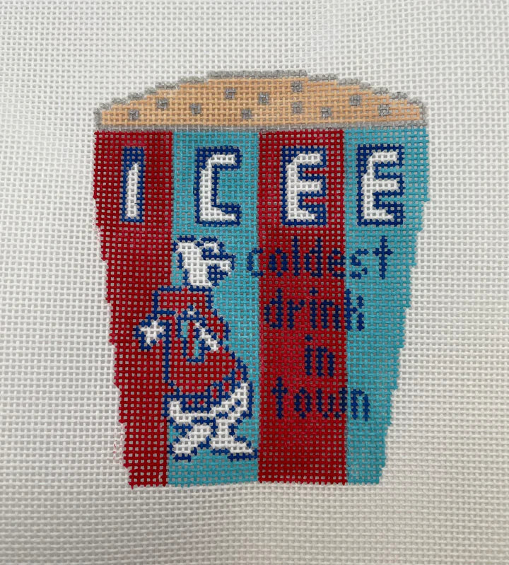 Icee Needlepoint Ornament - The Flying Needles