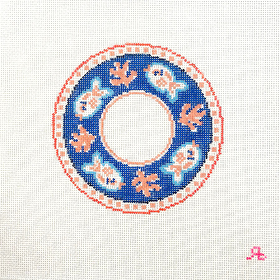 Vietri Inspired Fish Plate - The Flying Needles