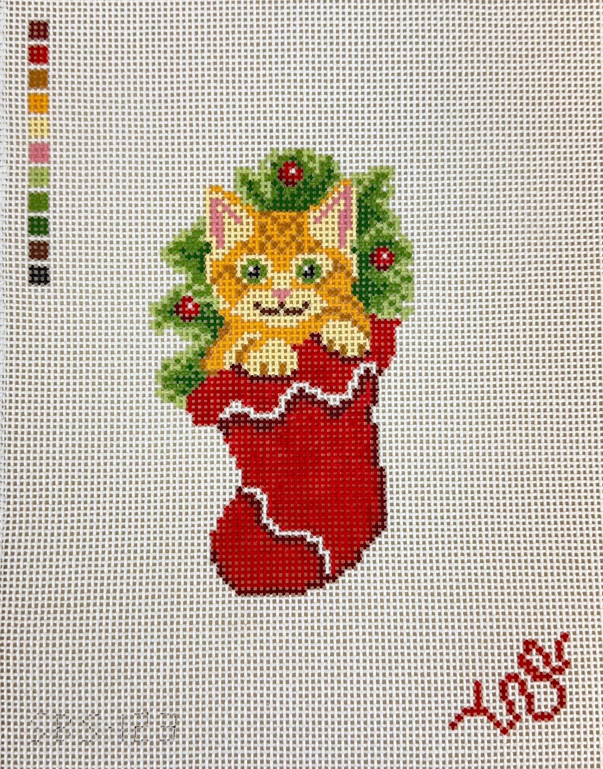 Kitten in a Stocking - The Flying Needles