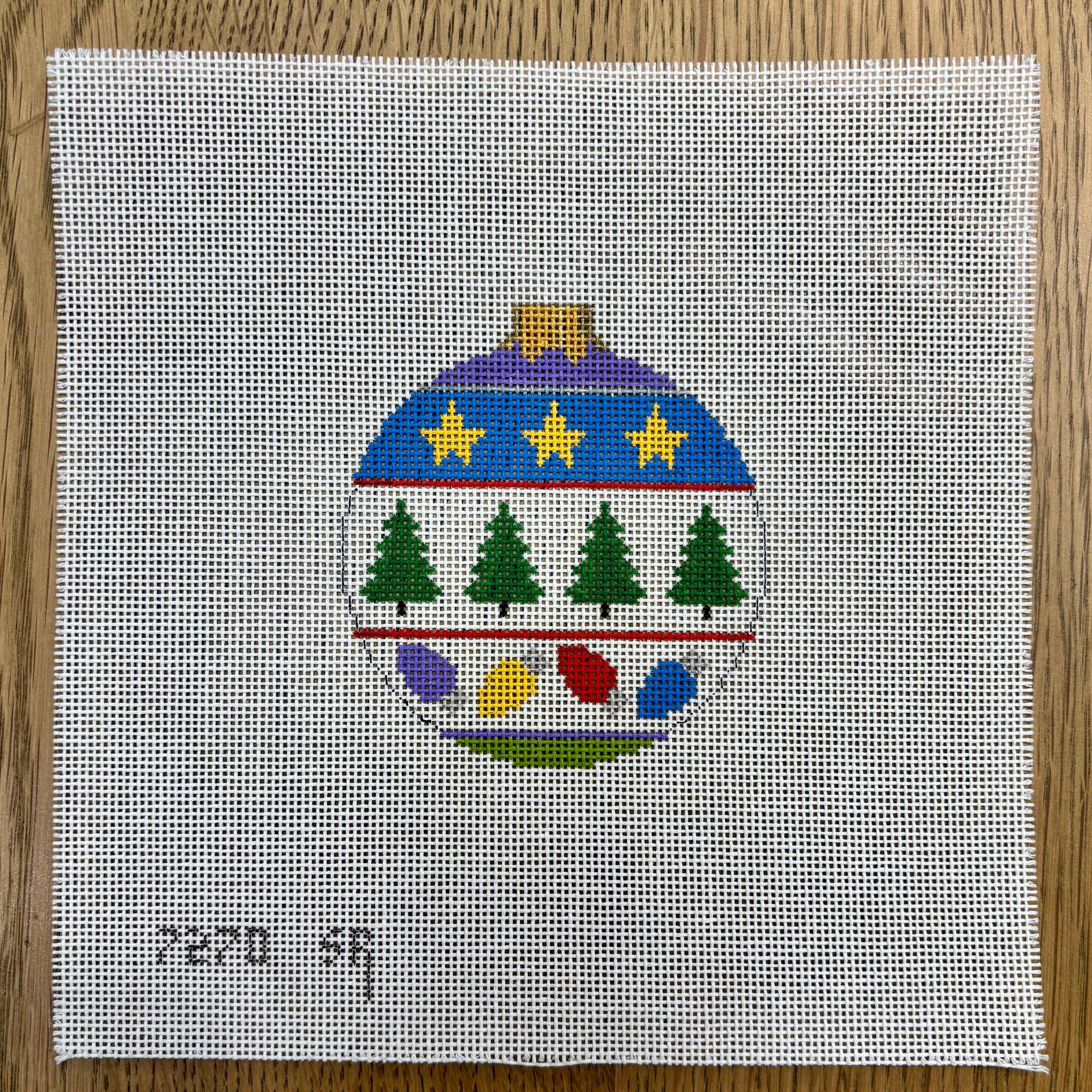 Tree Stripe, 3.25" Round