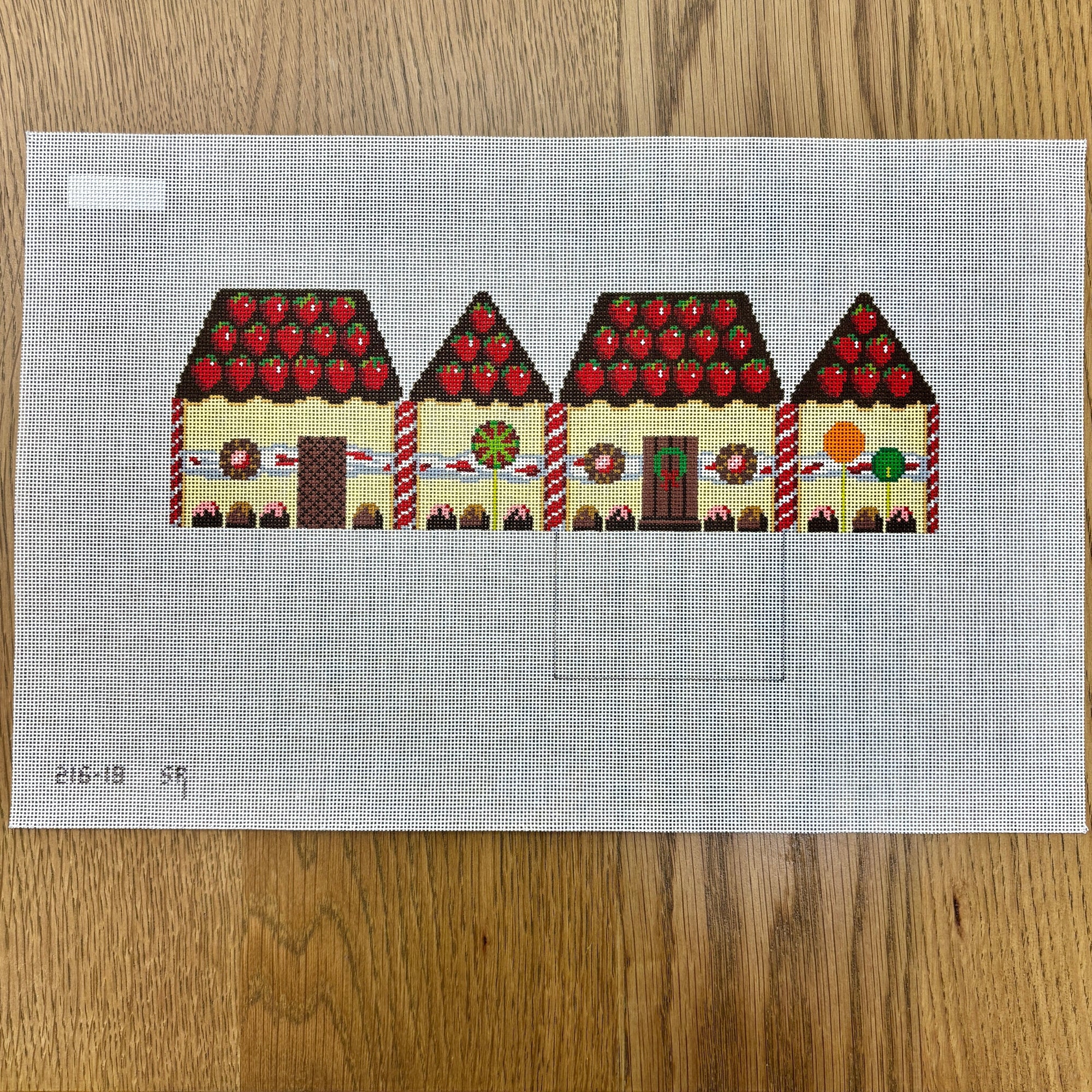 Strawberries and Truffles, 3D Gingerbread House - 18 mesh