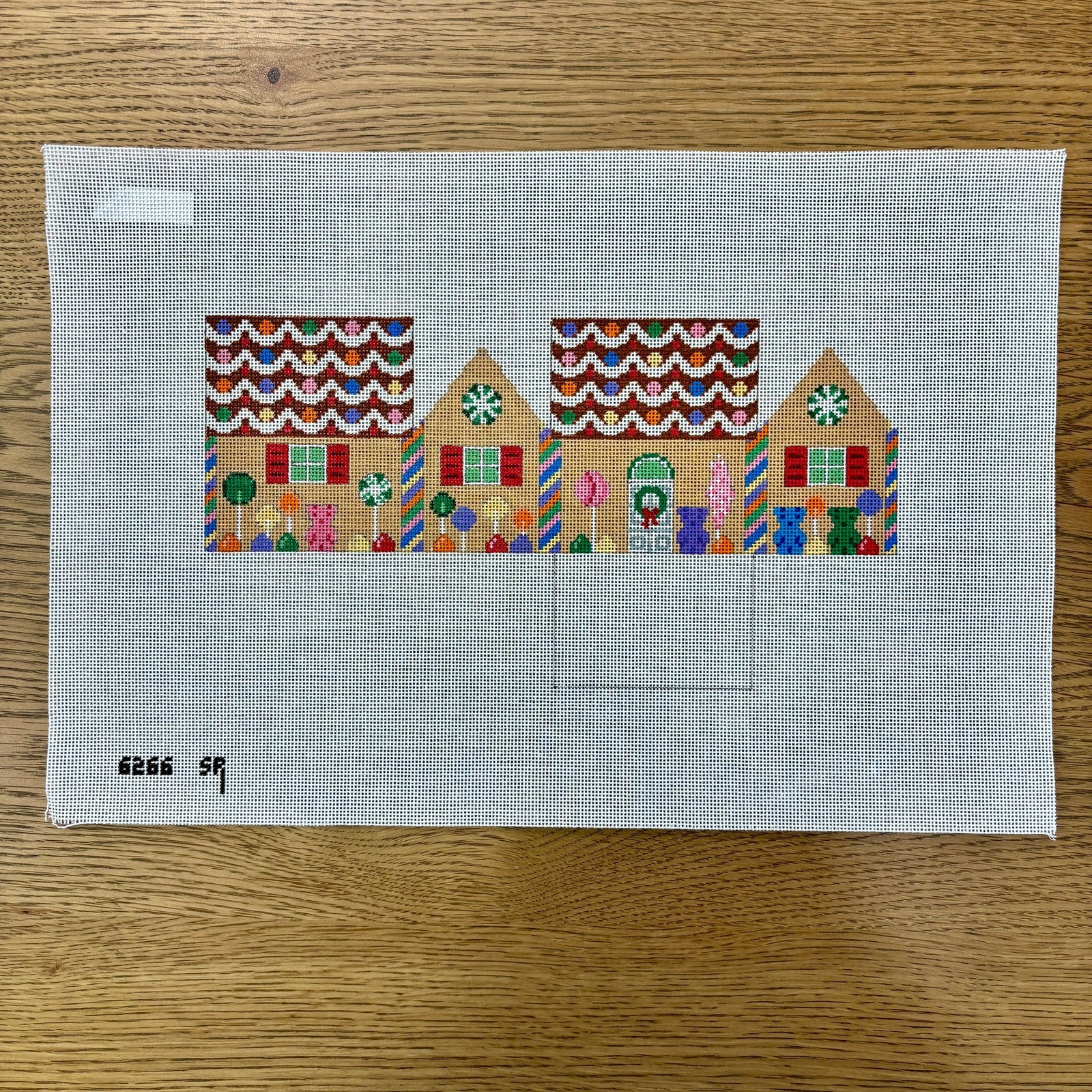 3D Rainbow Candy and Gummy Bears Gingerbread House - The Flying Needles