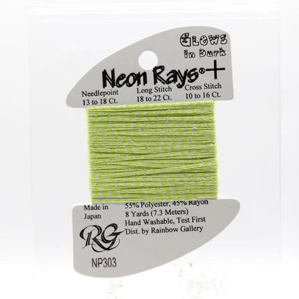 Neon Rays Plus NP303 Chartreuse Glow in the Dark - The Flying Needles