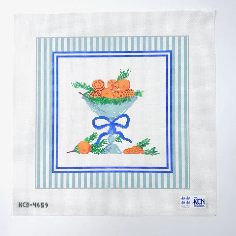 Orange Clove Bowl Printed Canvas - The Flying Needles