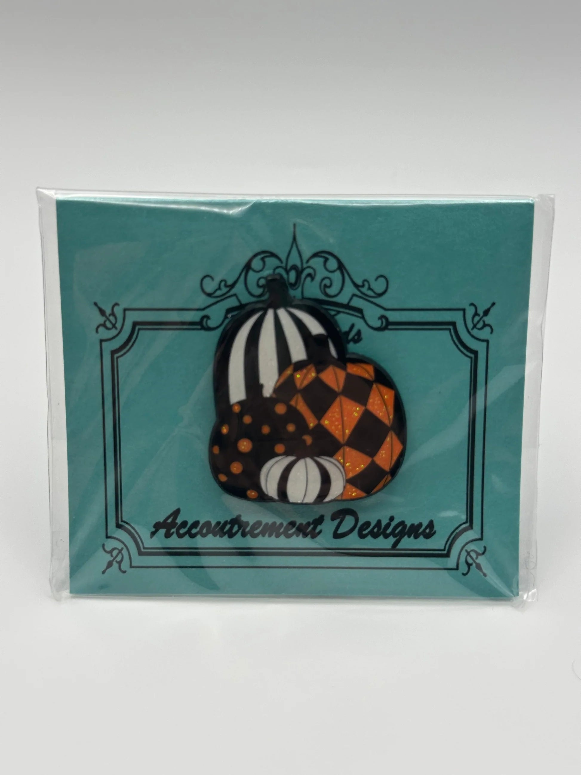 Harlequin Pumpkin Needle Minder - The Flying Needles