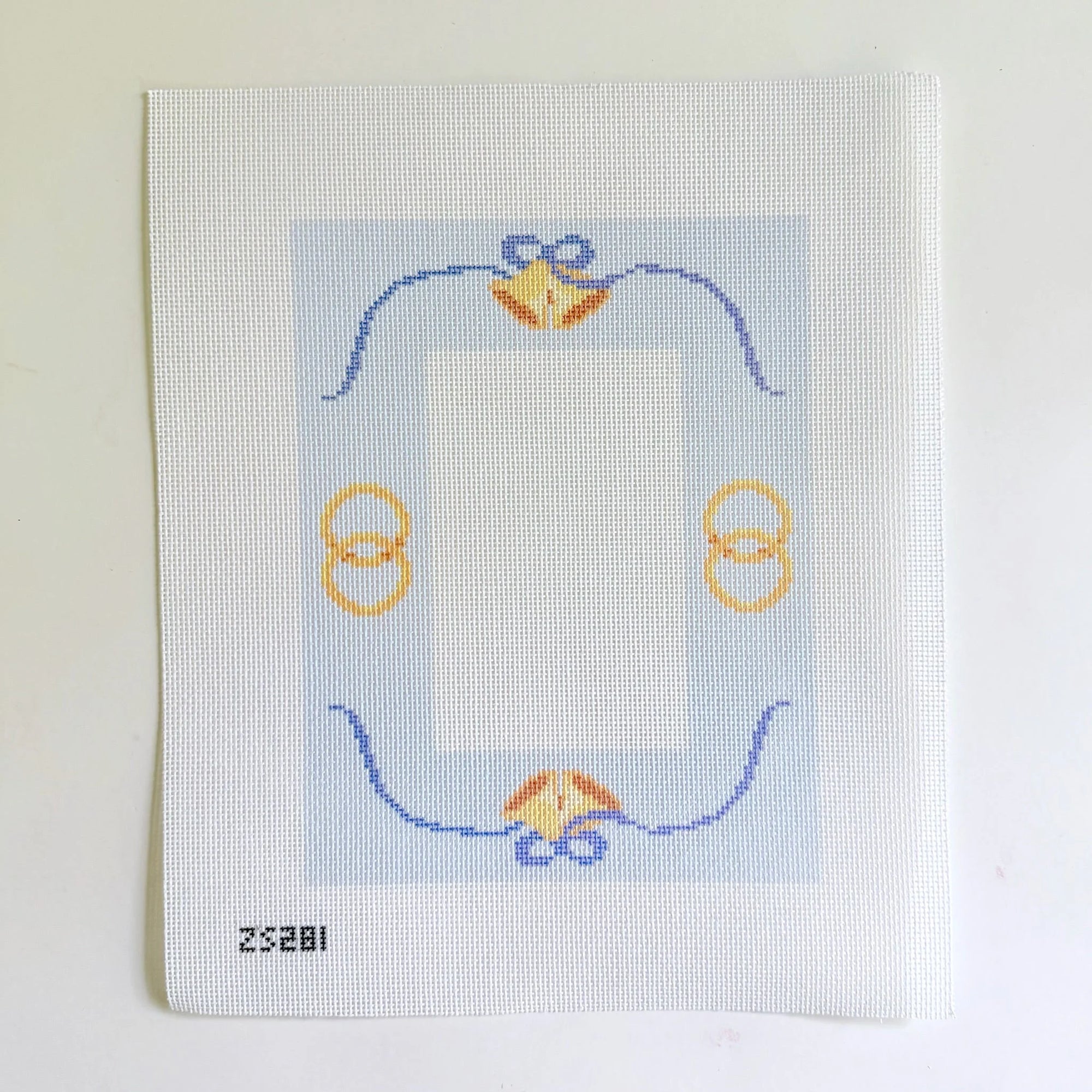 Wedding Bells Frame Printed Canvas - The Flying Needles