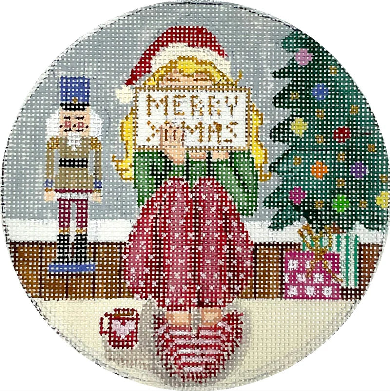 Stitching Girl Christmas Round - The Flying Needles