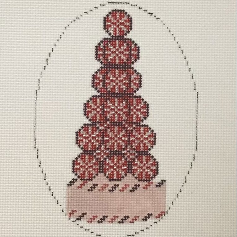 Red Peppermint Candy Tree - The Flying Needles