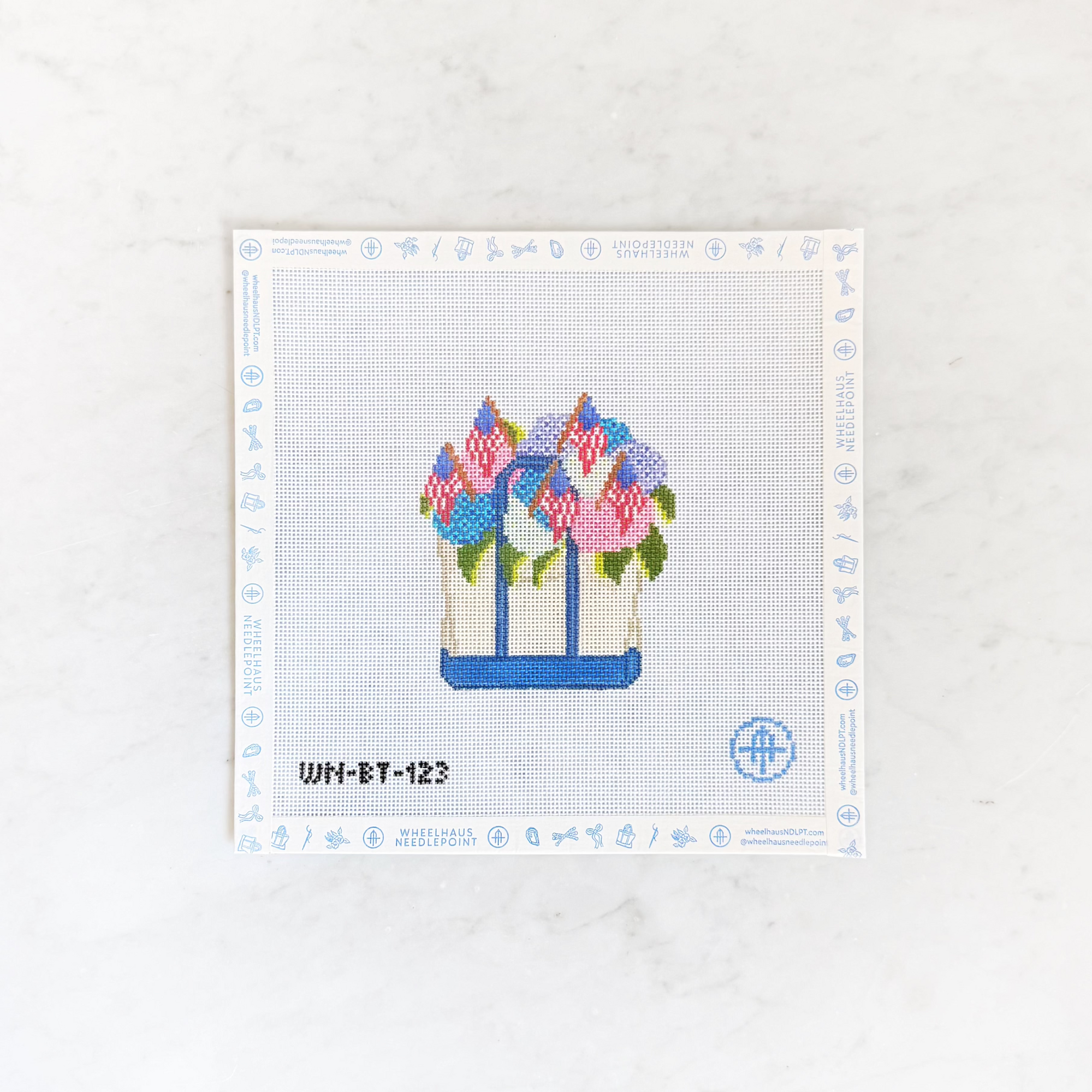 Red, White, and Bloom Tote - The Flying Needles