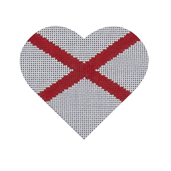 Alabama Flag Heart