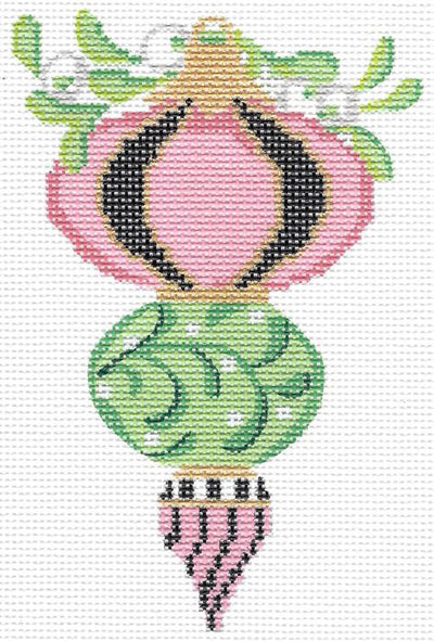 Pink Quartz Triple Onion Stitch Guide - The Flying Needles