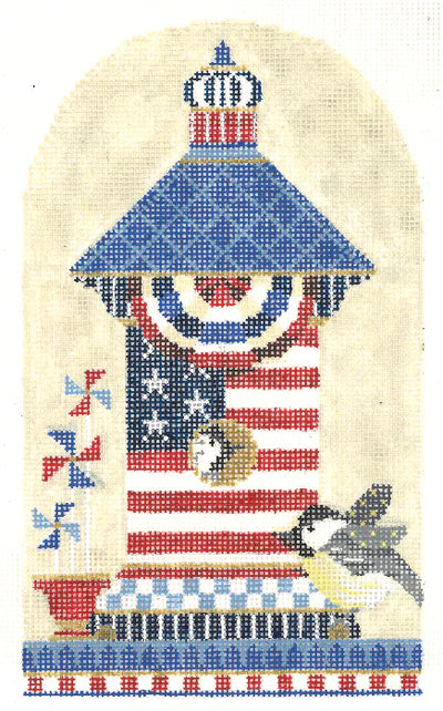 Chickadee Patriotic House - The Flying Needles