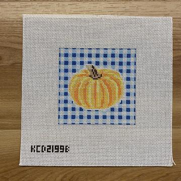Pumpkin on Gingham - The Flying Needles