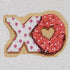 XO Cookie with stitch guide - The Flying Needles