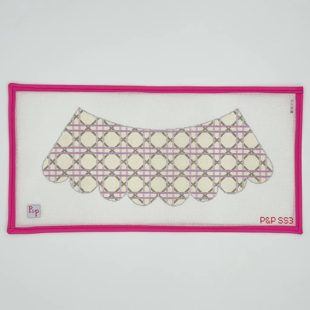 Lavender Cane Lampshade - The Flying Needles