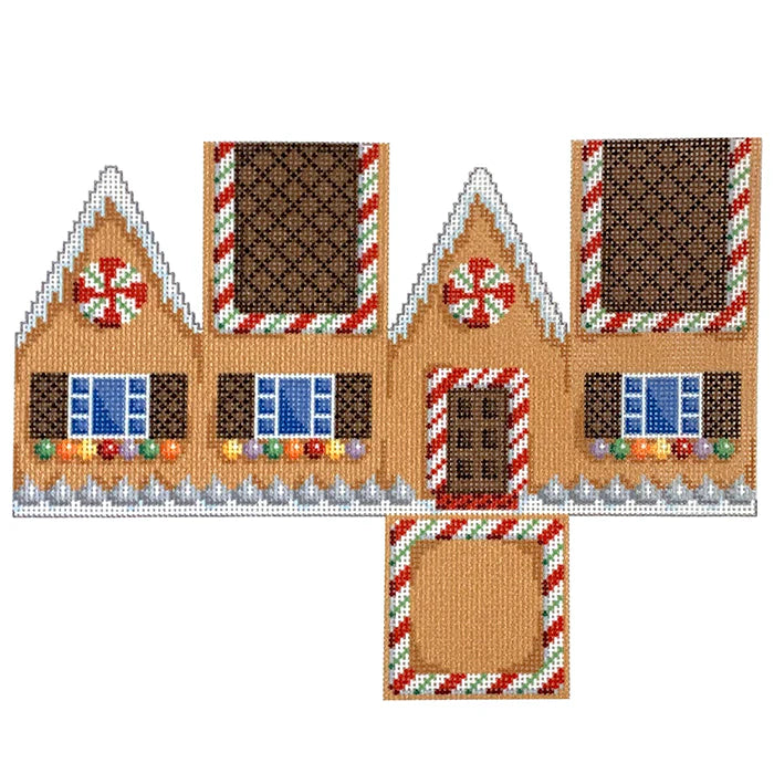 Chocolate Roof Gingerbread Cottage - The Flying Needles