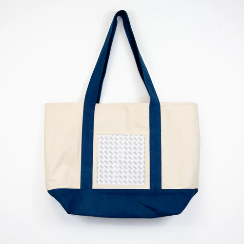 Self Finishing Canvas Tote with Insert - The Flying Needles
